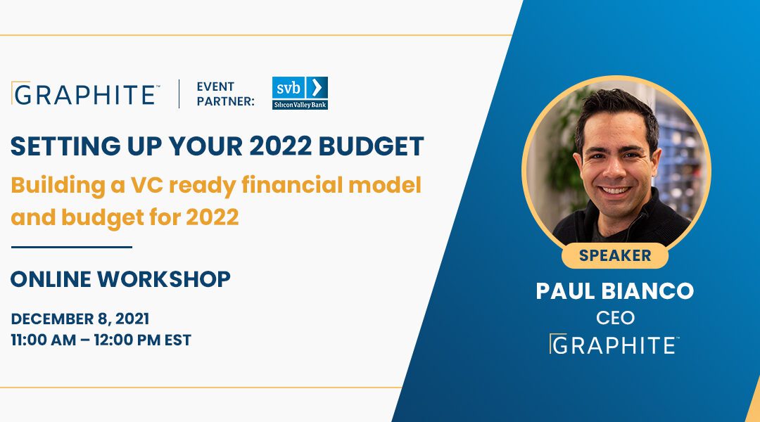 Setting up your 2022 budget – December 8, 2021 – Past Events